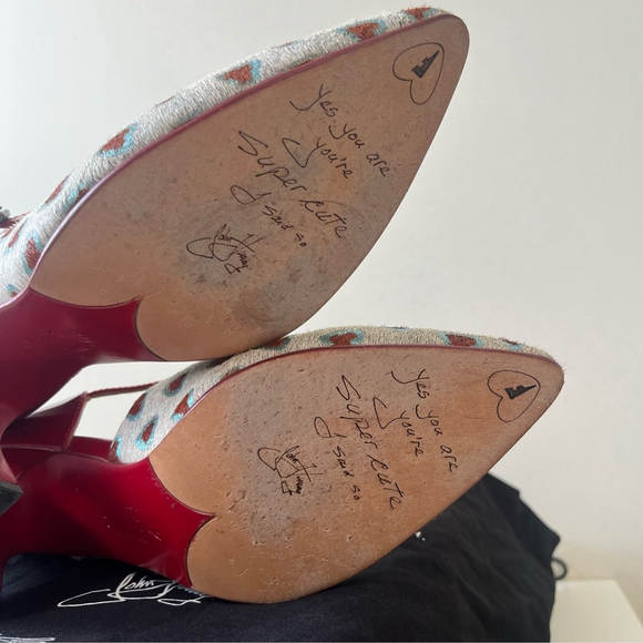 Rare 🔥 John Fluevog POSER LILY-ROSE D’ORSAY MARY JANE HEARTS HEEL Size 7.5 - Picture 11 of 14